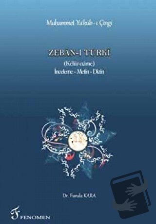 Zeban-ı Türki - Muhammed Ya'kub-ı Çıng - Fenomen Yayıncılık - Fiyatı -