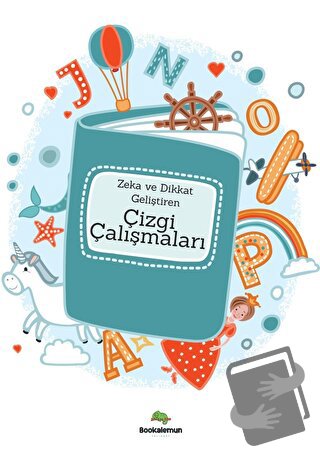 Zeka Ve Dikkat Geliştiren Çizgi Çalışmaları - Kolektif - Bookalemun Ya