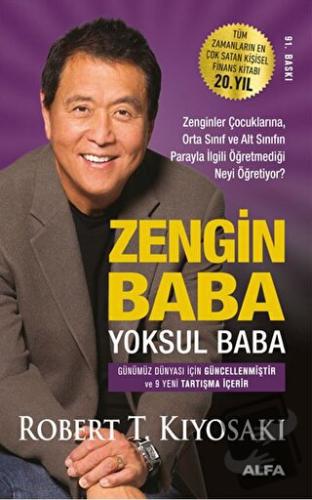 Zengin Baba Yoksul Baba - Robert T. Kiyosaki - Alfa Yayınları - Fiyatı