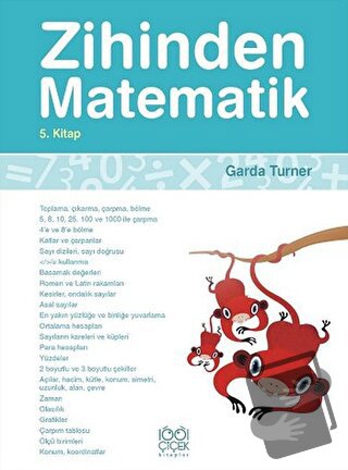 Zihinden Matematik 5. Kitap - Garda Turner - 1001 Çiçek Kitaplar - Fiy