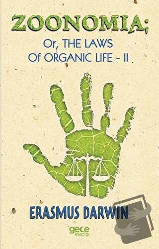 Zoomania - Or, The Life Organic Life 2 - Erasmus Darwin - Gece Kitaplı