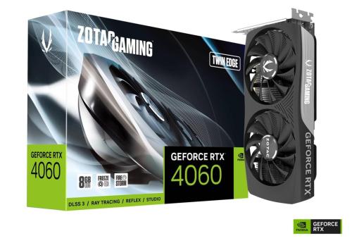 Zotac Rtx4060 Kutulu Gaming Twin Edge Zt-D40600E-10M 128Bit Gddr6 8 Gb